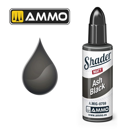 Matt shader ash black - shader,
